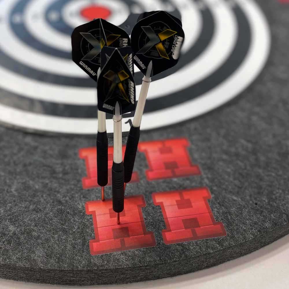 Allflash Dart Labor Fun-Board "45" aus recyceltem Vlies | komplett individuell bedruckbar