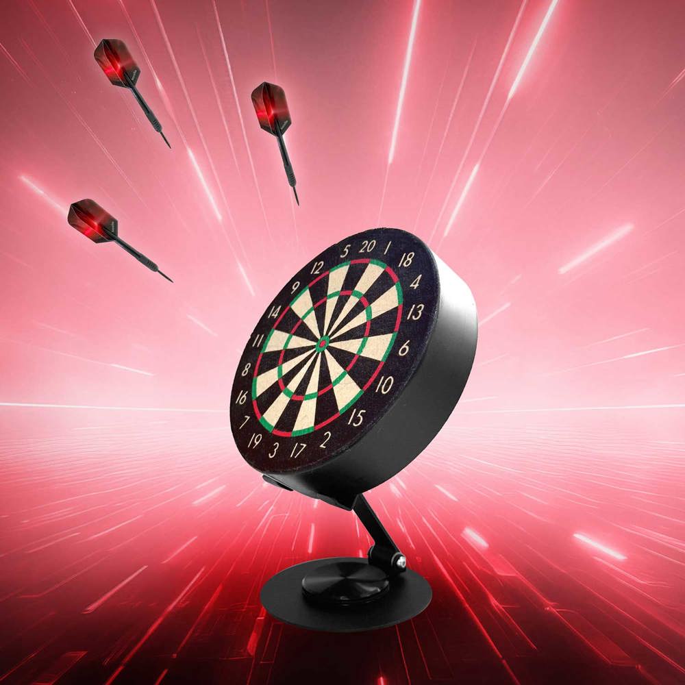 Allflash Dart Labor Mini Tisch Dartboard | inkl. 4c Werbedruck