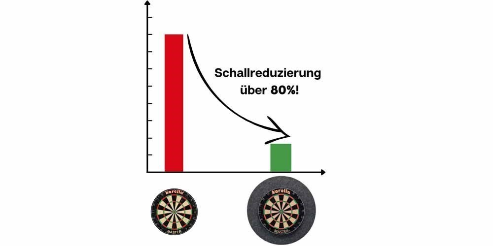 Allflash Dart Labor Catchring Surround - Digital Print für Dartboards