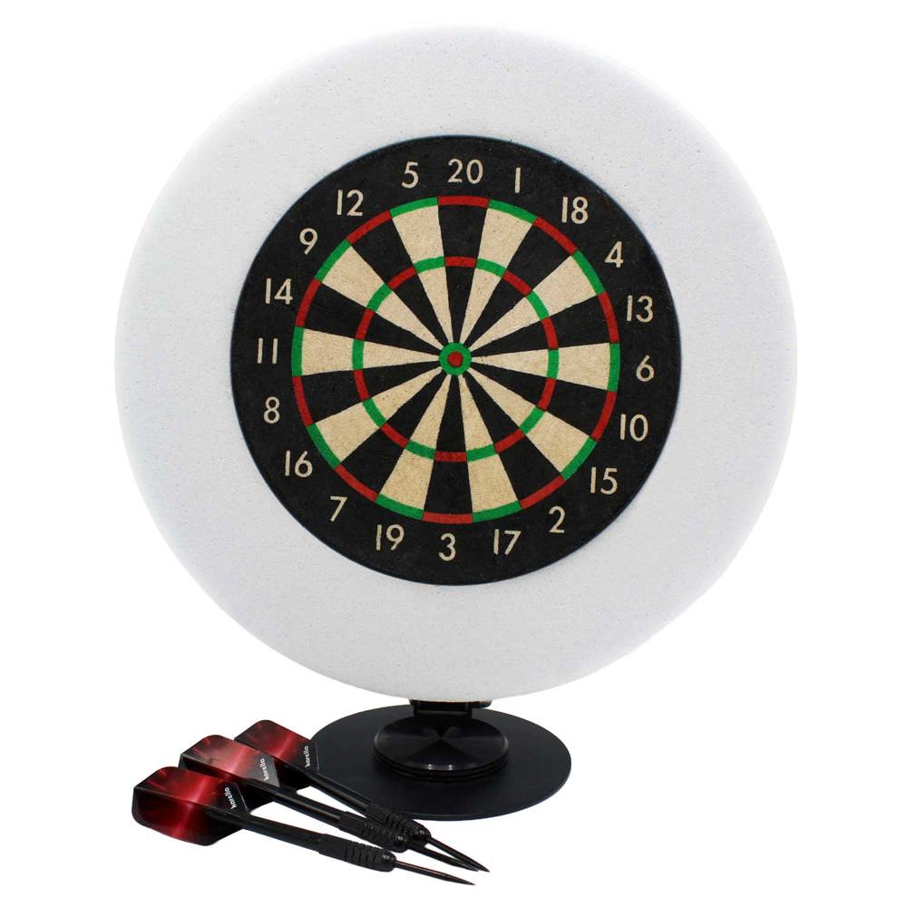 Allflash Dart Labor Mini Tisch Dartboard | inkl. 4c Werbedruck