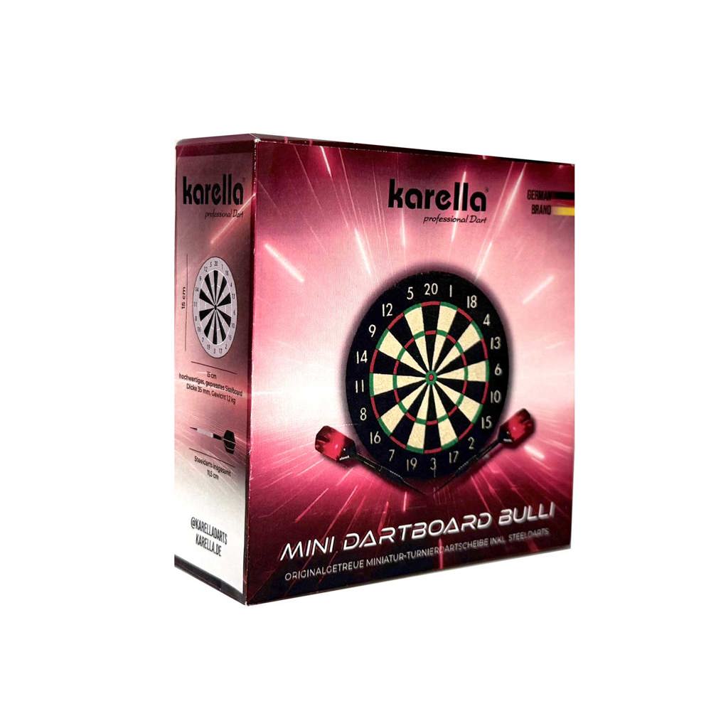 Allflash Dart Labor Mini Tisch Dartboard | inkl. 4c Werbedruck
